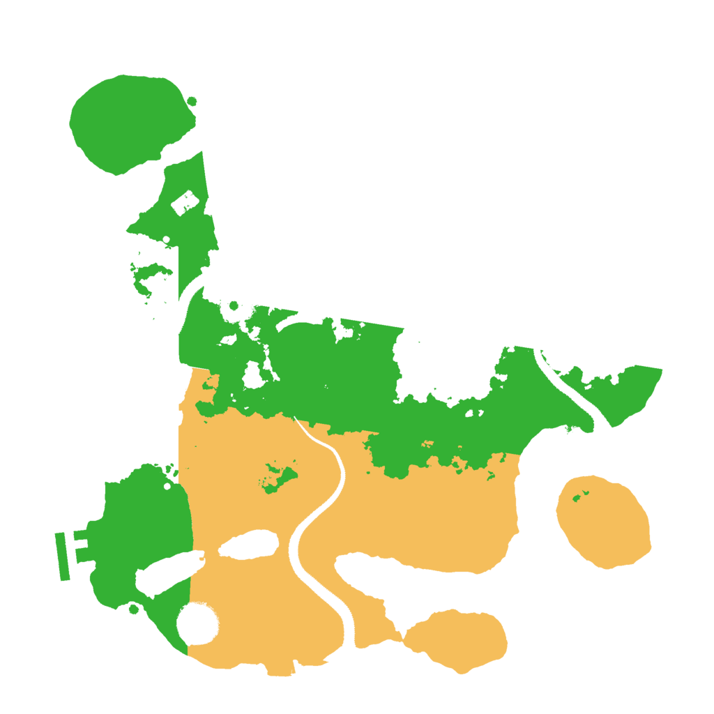 Biome Rust Map: Procedural Map, Size: 3000, Seed: 2005752798