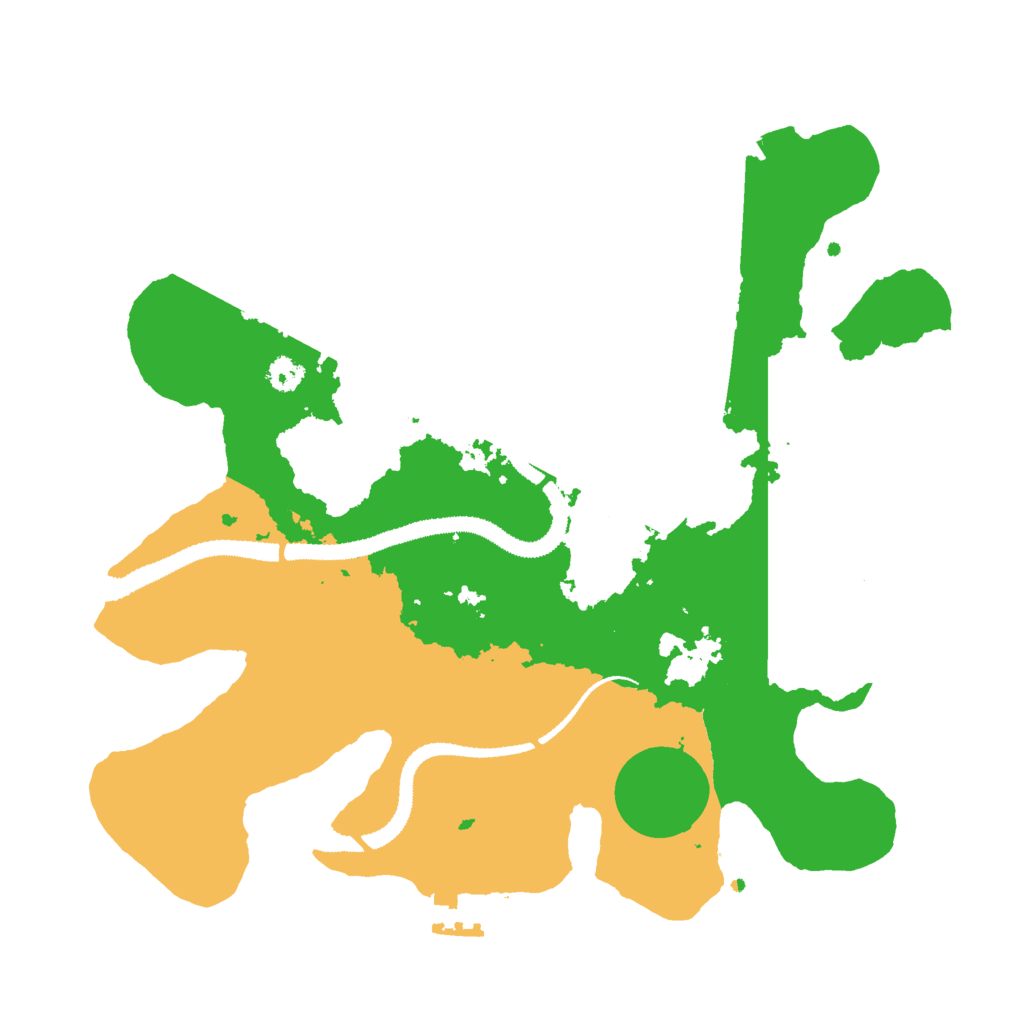 Biome Rust Map: Procedural Map, Size: 3000, Seed: 16741