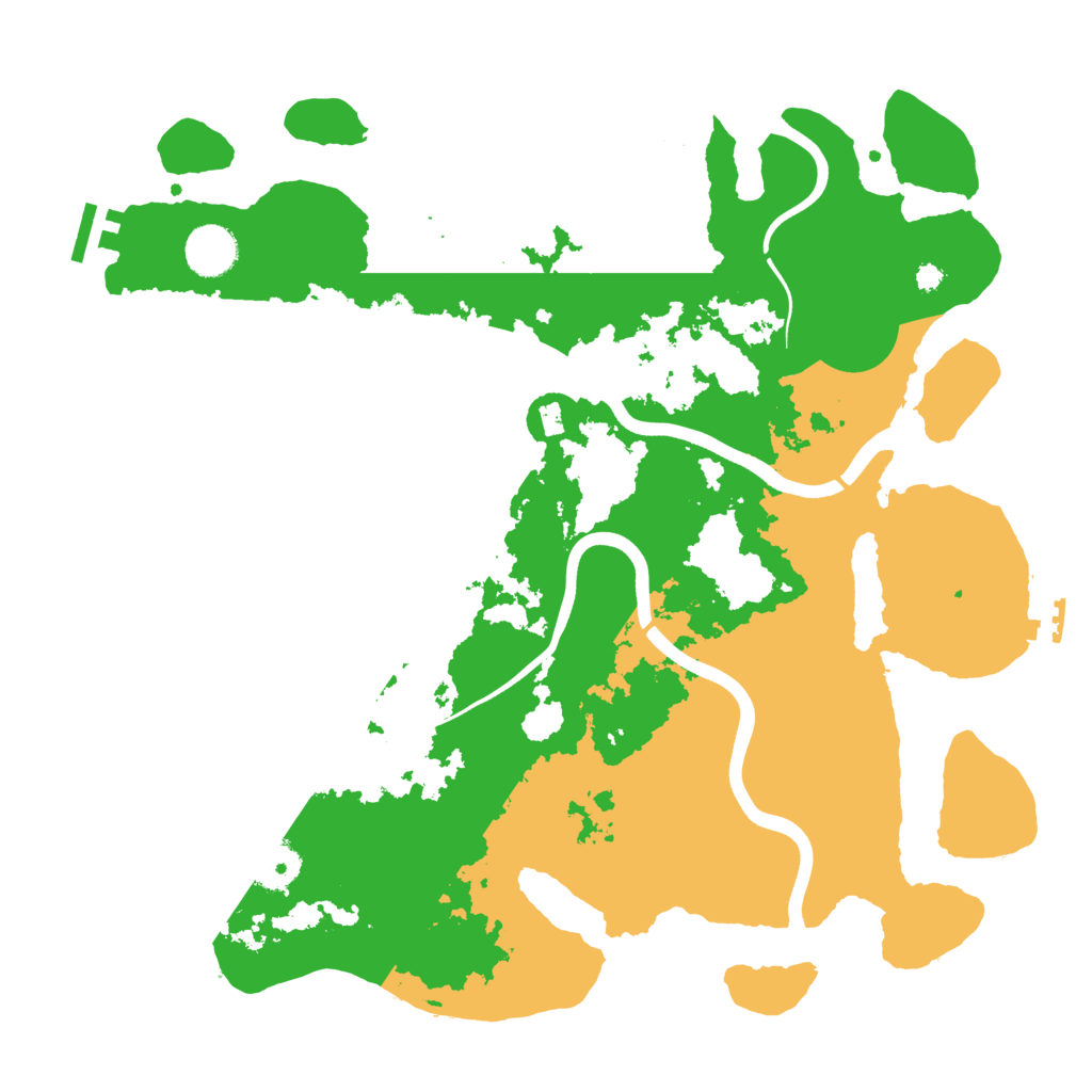 Biome Rust Map: Procedural Map, Size: 3700, Seed: 1933732743