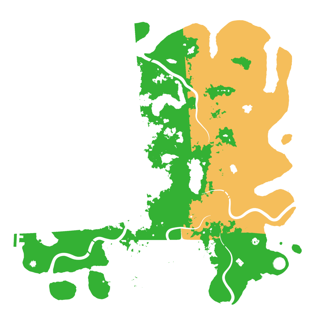 Biome Rust Map: Procedural Map, Size: 4500, Seed: 1019672549