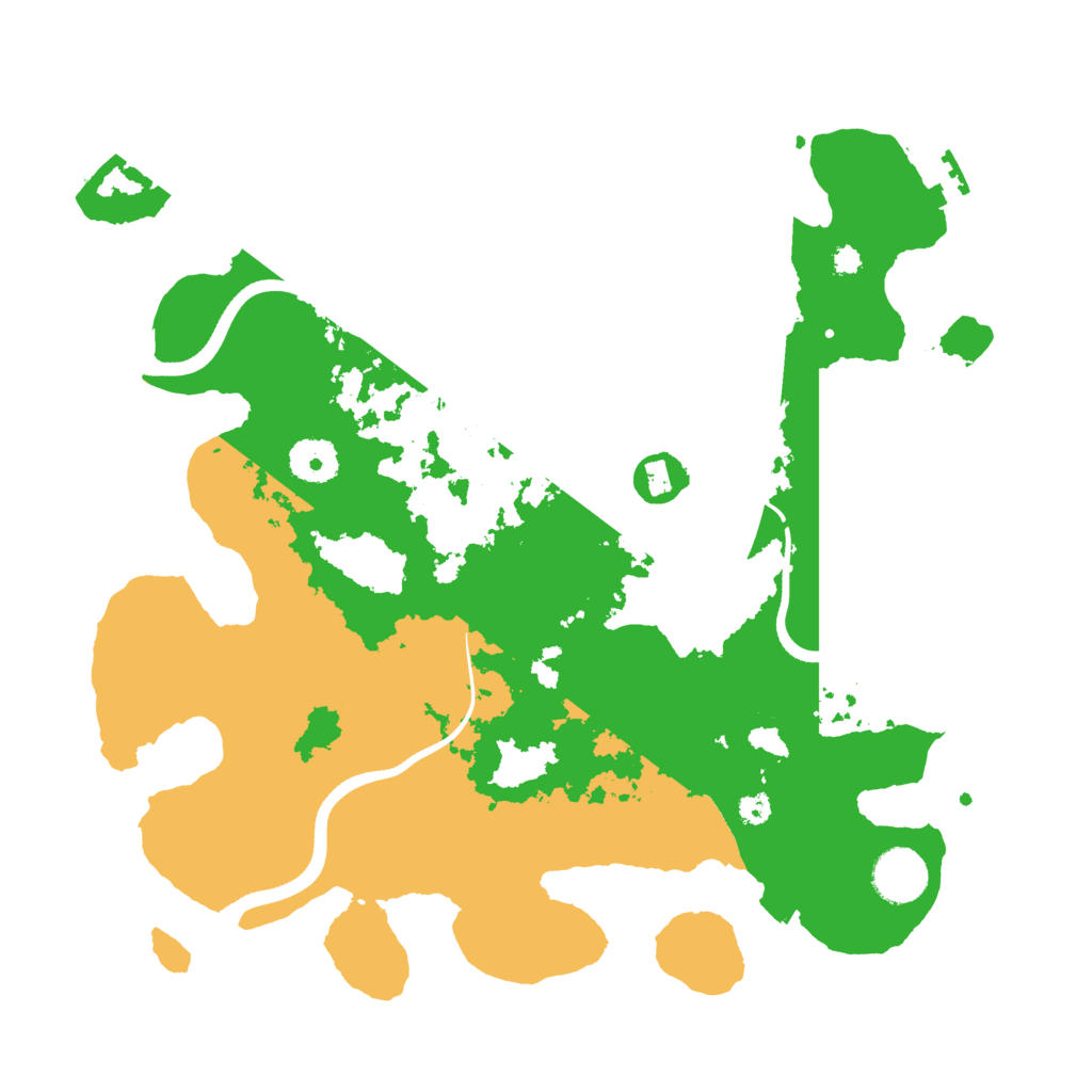 Biome Rust Map: Procedural Map, Size: 3500, Seed: 752232900