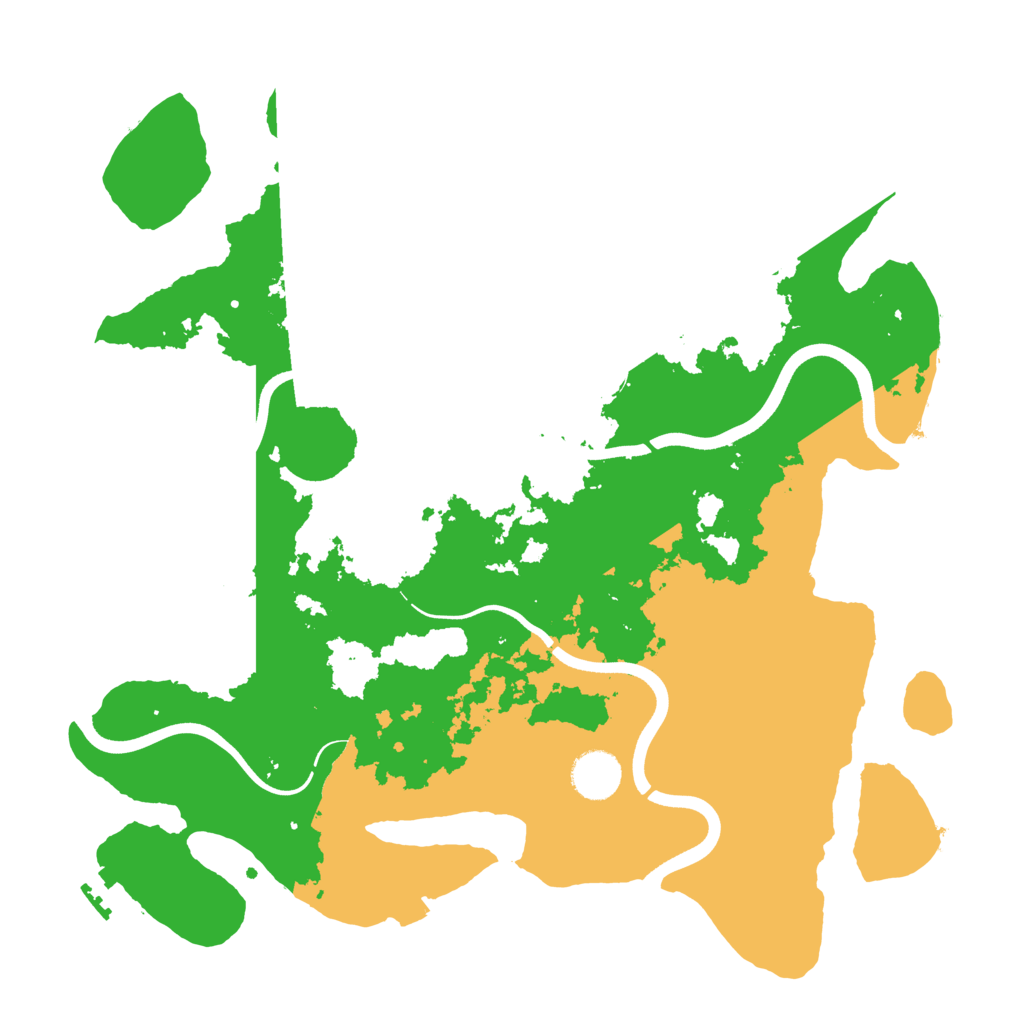 Biome Rust Map: Procedural Map, Size: 3666, Seed: 285438711