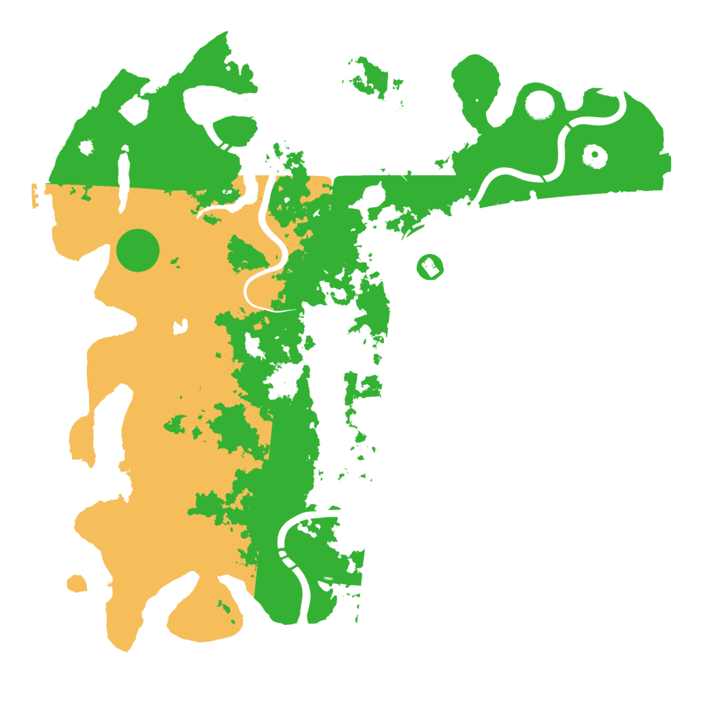 Biome Rust Map: Procedural Map, Size: 4300, Seed: 1876924003