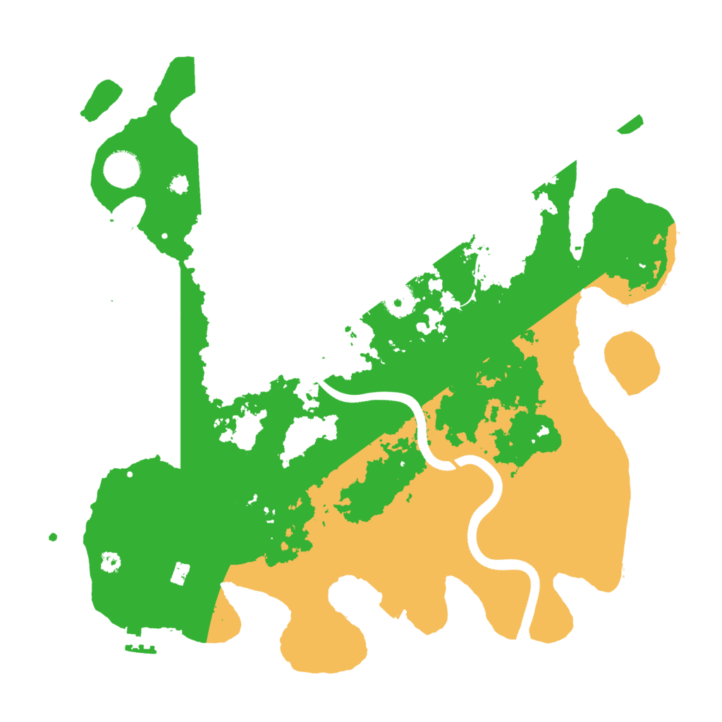 Biome Rust Map: Procedural Map, Size: 3500, Seed: 1881102713