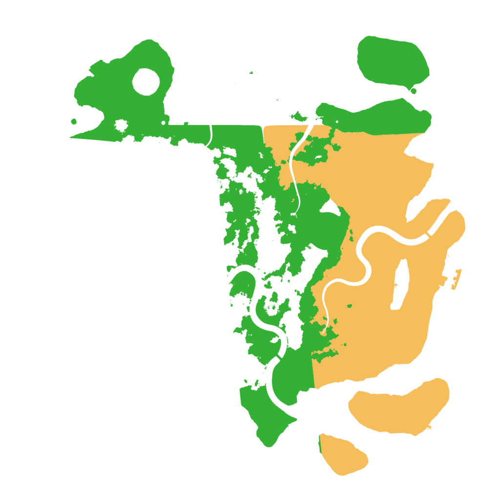 Biome Rust Map: Procedural Map, Size: 3500, Seed: 1604867803