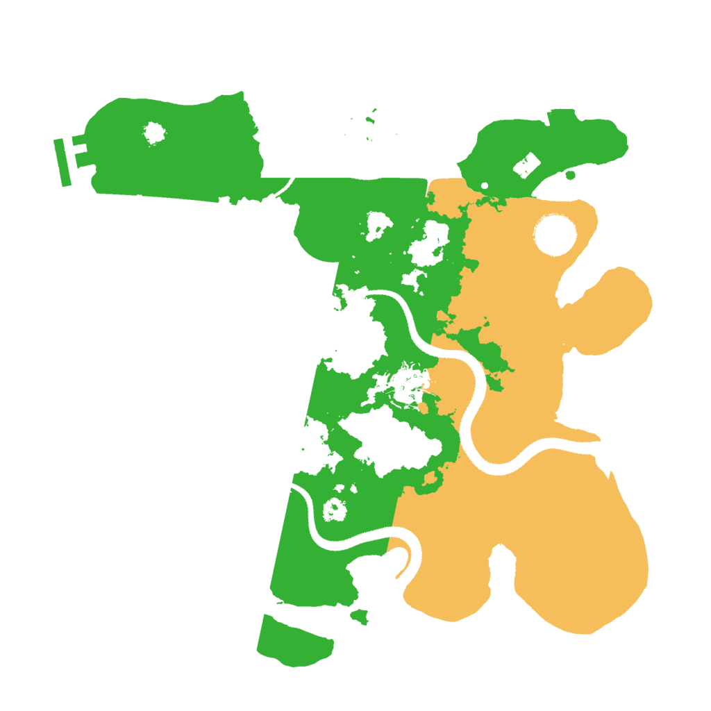 Biome Rust Map: Procedural Map, Size: 3000, Seed: 1286289701
