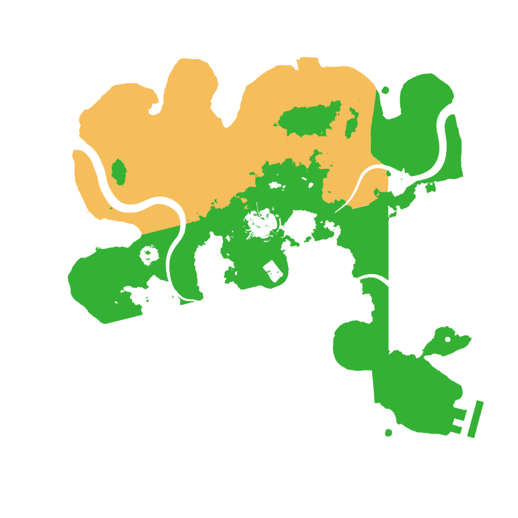 Biome Rust Map: Procedural Map, Size: 2800, Seed: 1603596289