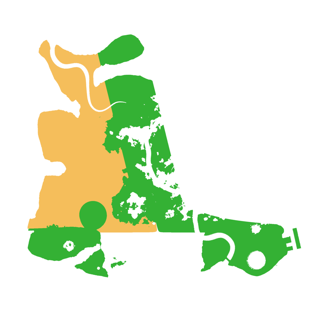 Biome Rust Map: Procedural Map, Size: 3000, Seed: 129812699