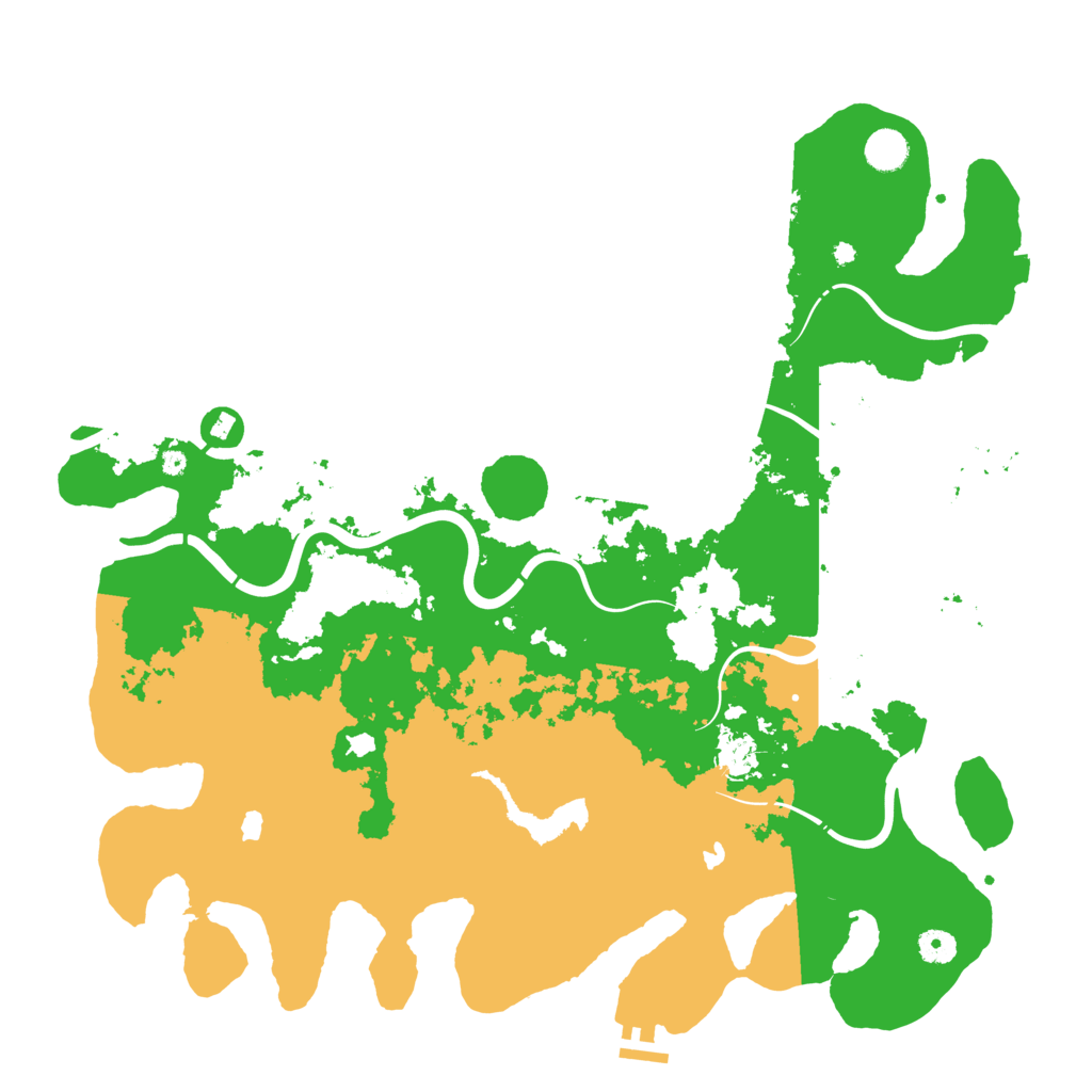 Biome Rust Map: Procedural Map, Size: 4500, Seed: 1711401291
