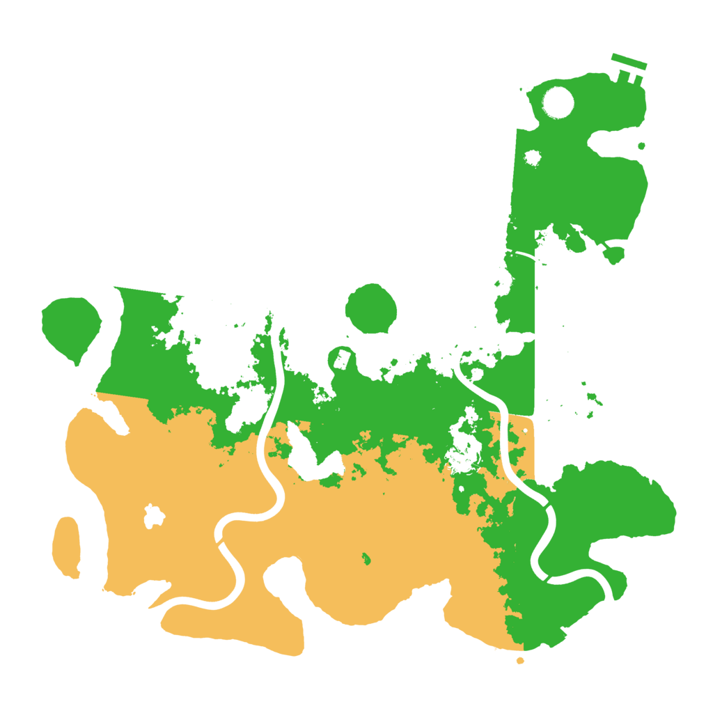 Biome Rust Map: Procedural Map, Size: 4000, Seed: 289990049
