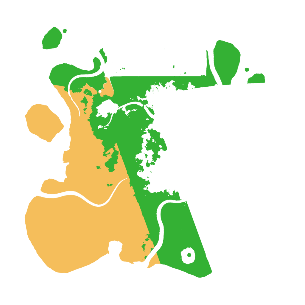Biome Rust Map: Procedural Map, Size: 3000, Seed: 21286412