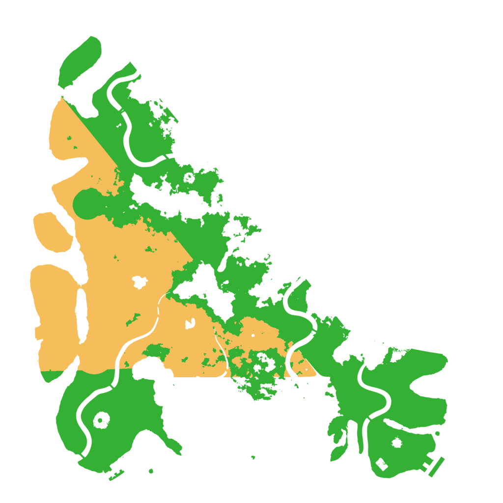 Biome Rust Map: Procedural Map, Size: 4500, Seed: 743160724