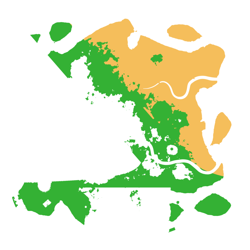 Biome Rust Map: Procedural Map, Size: 3500, Seed: 708922841