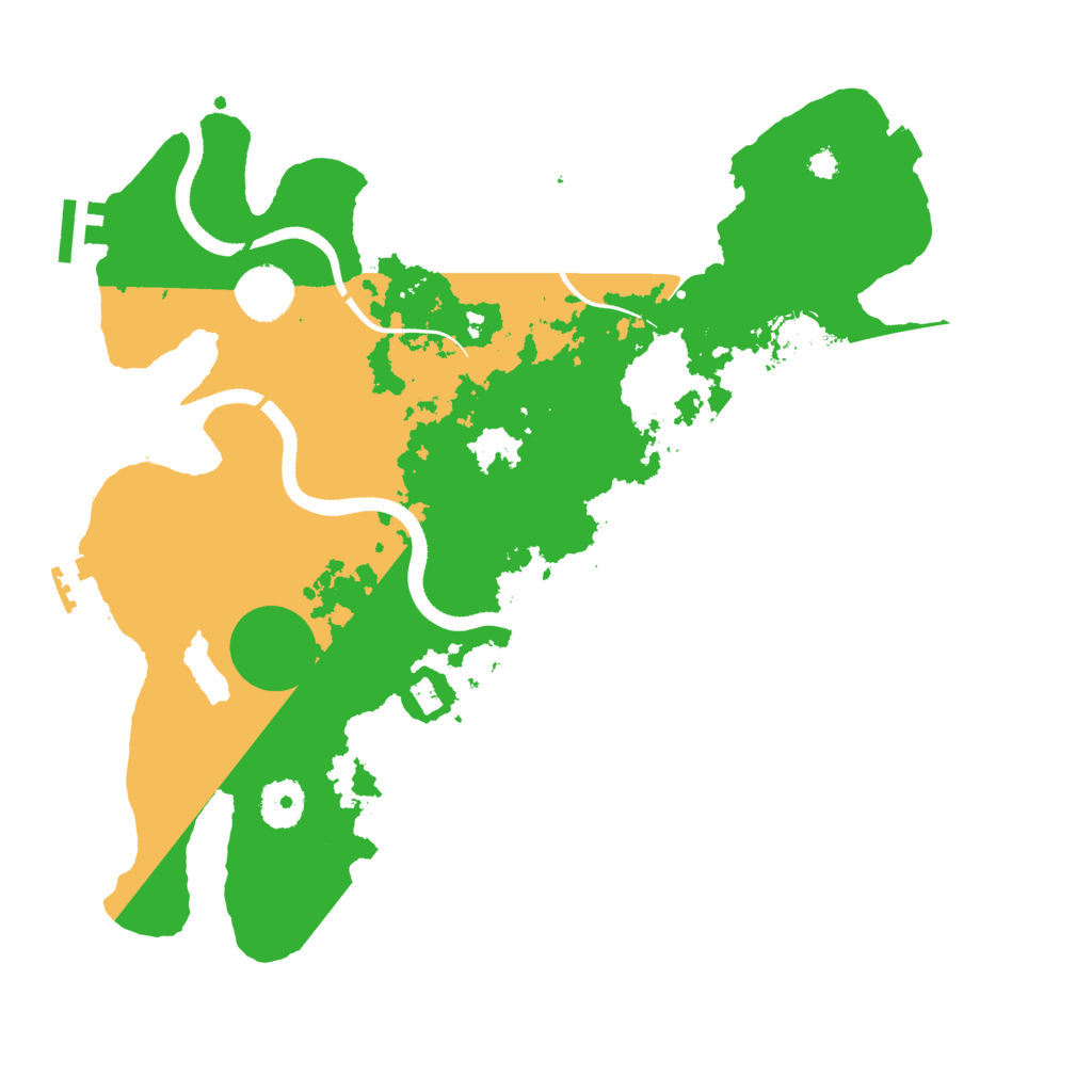 Biome Rust Map: Procedural Map, Size: 3500, Seed: 781703154