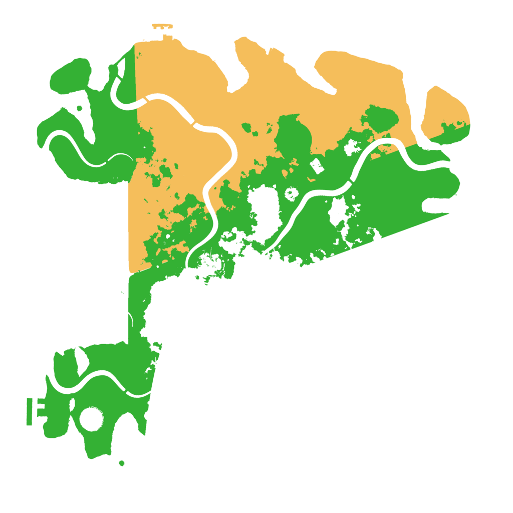 Biome Rust Map: Procedural Map, Size: 3800, Seed: 17726