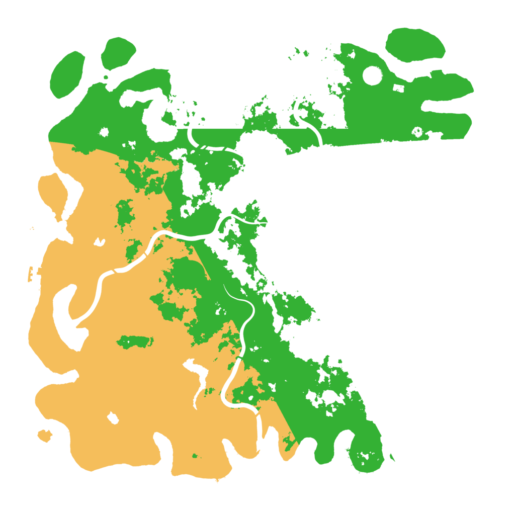 Biome Rust Map: Procedural Map, Size: 5000, Seed: 1245545