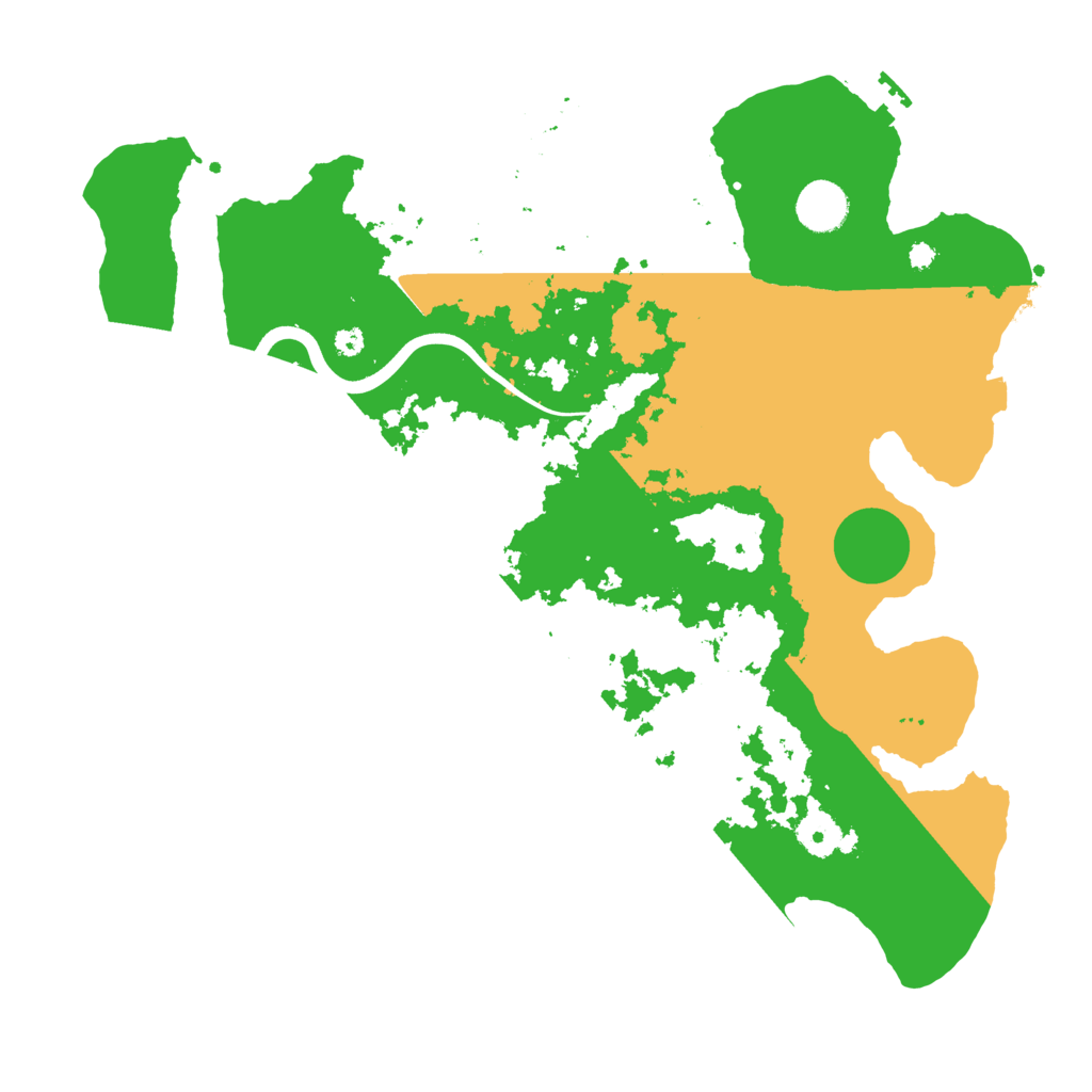 Biome Rust Map: Procedural Map, Size: 3800, Seed: 543099589