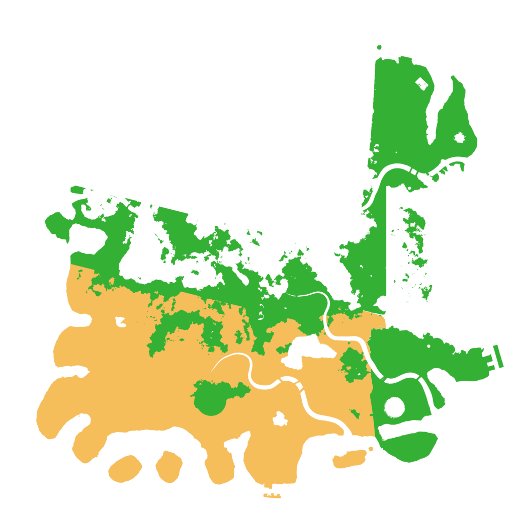 Biome Rust Map: Procedural Map, Size: 4500, Seed: 193452