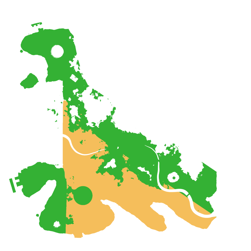 Biome Rust Map: Procedural Map, Size: 3500, Seed: 565656