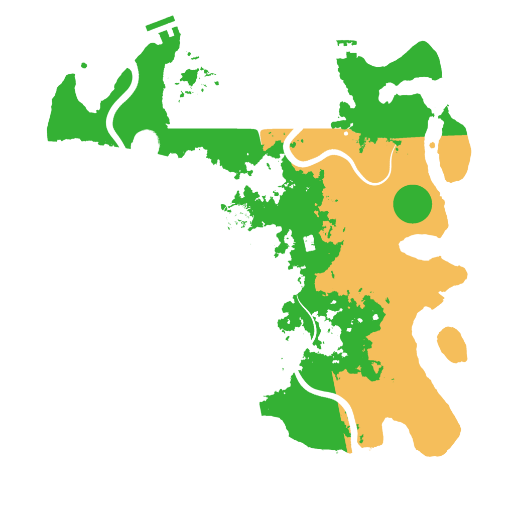Biome Rust Map: Procedural Map, Size: 3500, Seed: 227241099