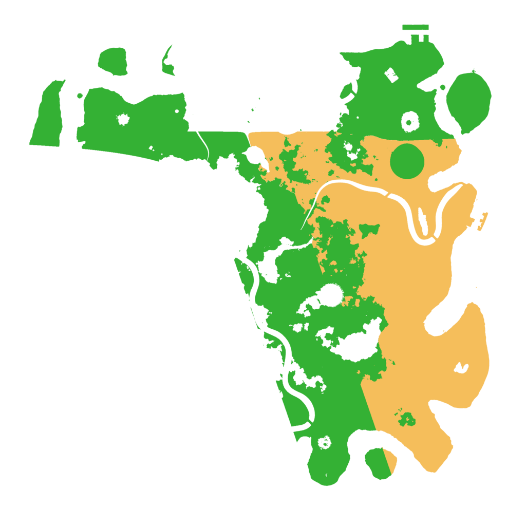 Biome Rust Map: Procedural Map, Size: 4050, Seed: 1306595867