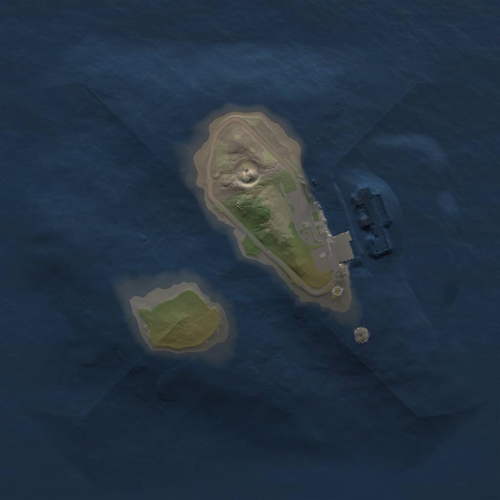 Rust Map: Procedural Map, Size: 1250, Seed: 34411484, 2 Monuments
