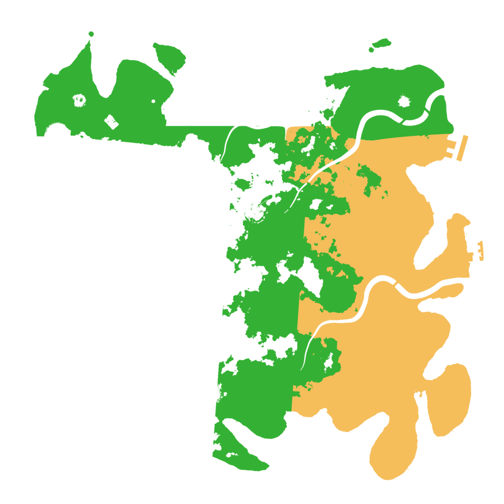 Biome Rust Map: Procedural Map, Size: 3900, Seed: 829882121