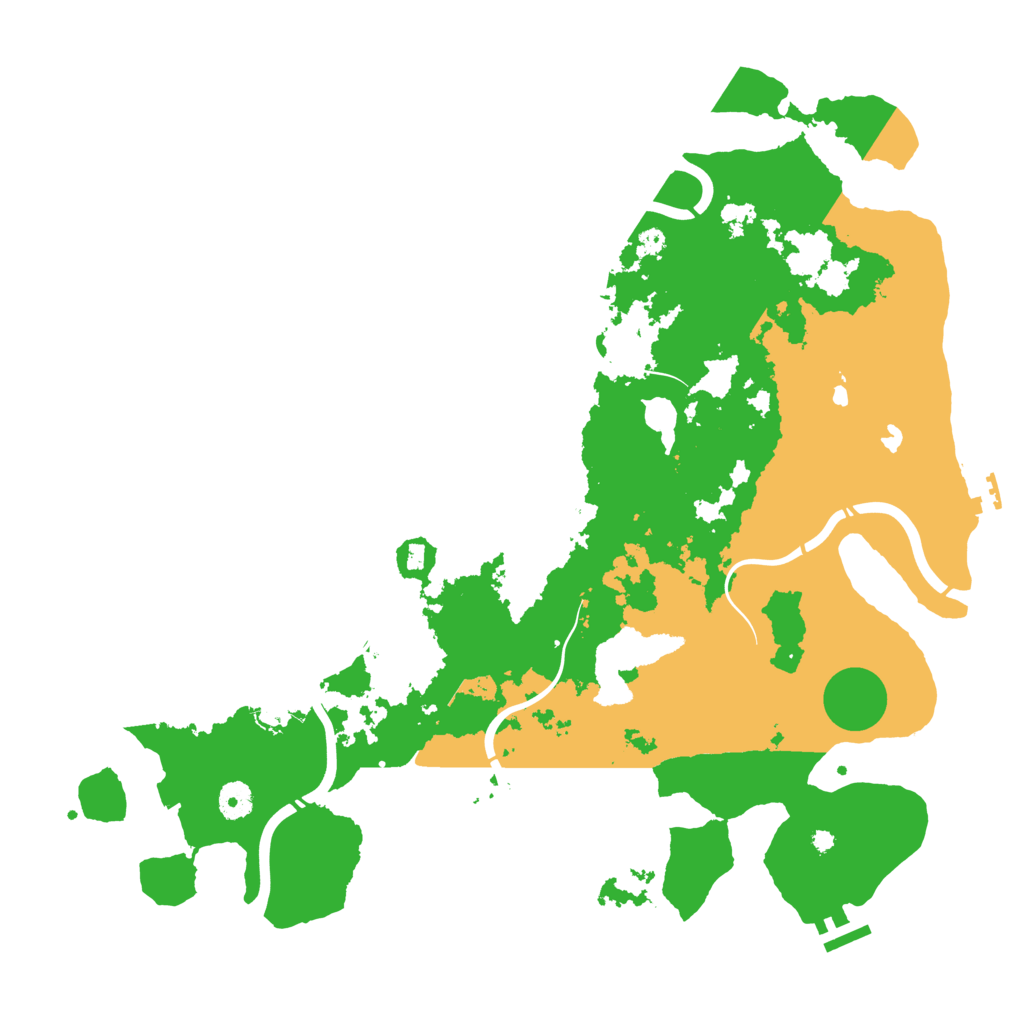 Biome Rust Map: Procedural Map, Size: 4250, Seed: 305180501