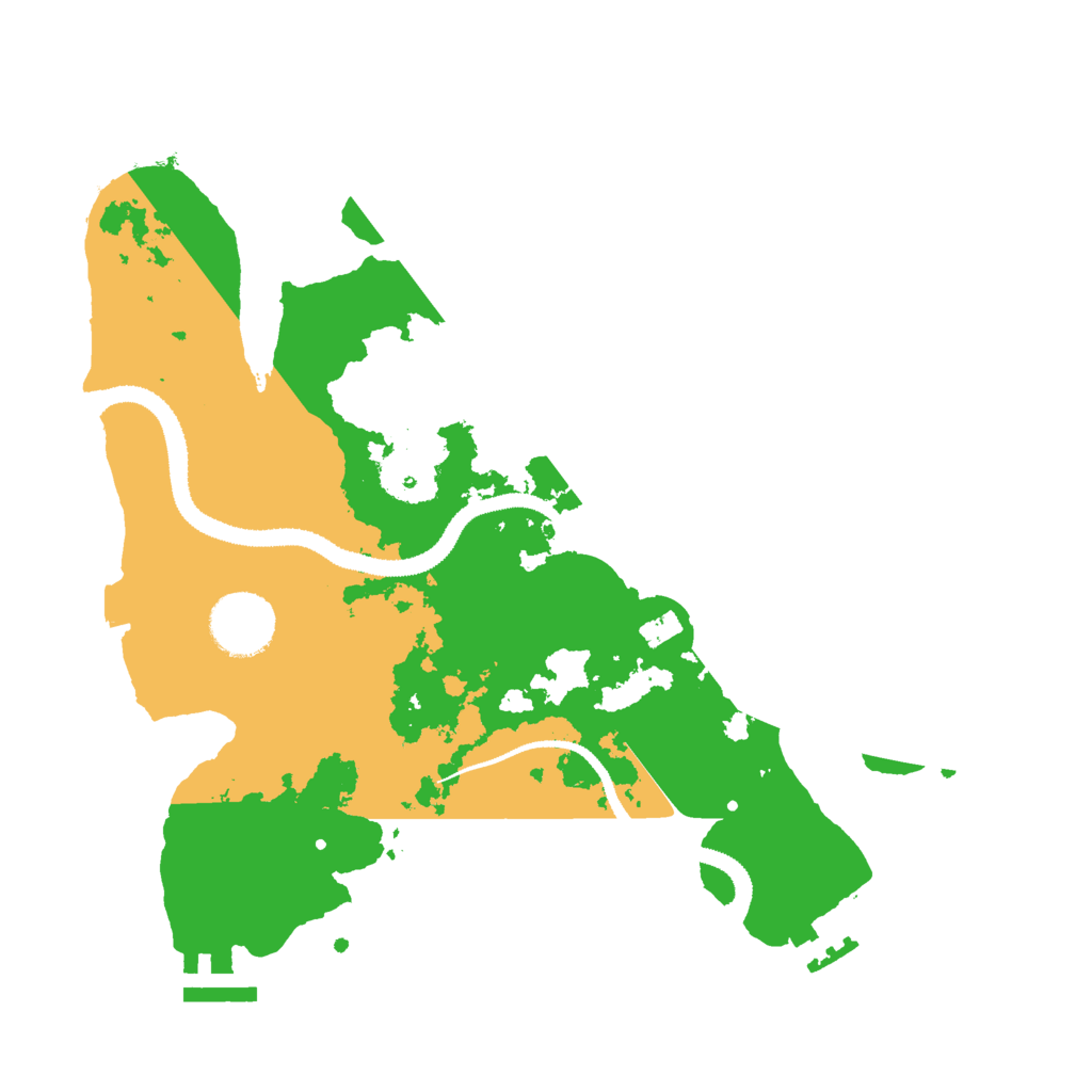 Biome Rust Map: Procedural Map, Size: 3000, Seed: 14993