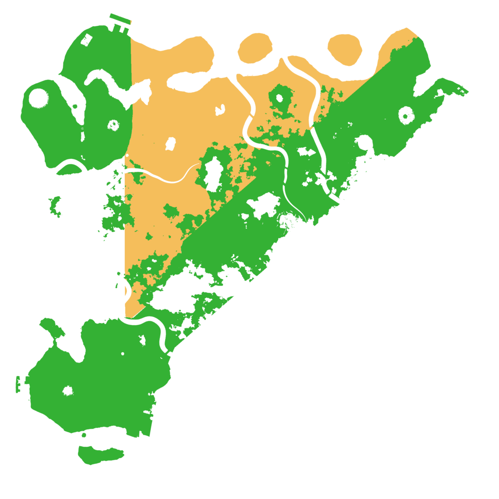 Biome Rust Map: Procedural Map, Size: 4500, Seed: 1513931444