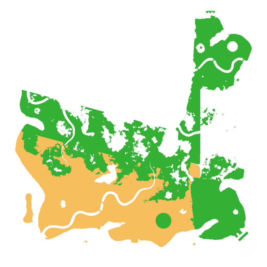 Biome Rust Map: Procedural Map, Size: 4500, Seed: 281963268