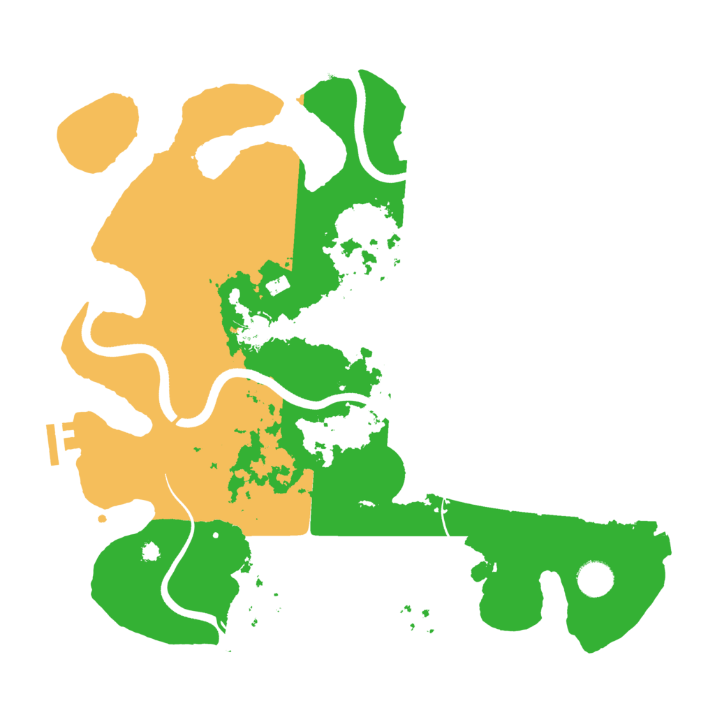 Biome Rust Map: Procedural Map, Size: 3500, Seed: 2102304056