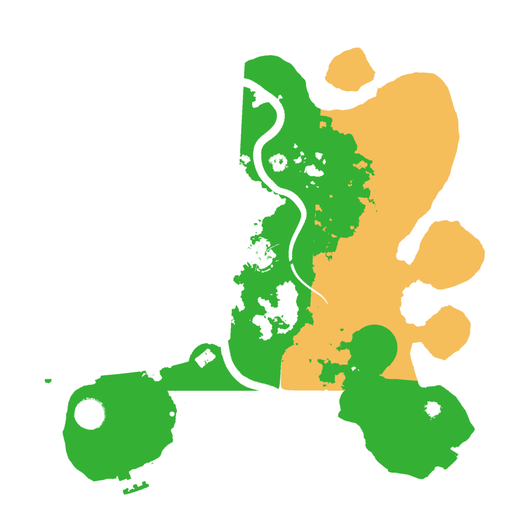 Biome Rust Map: Procedural Map, Size: 3000, Seed: 1735563548