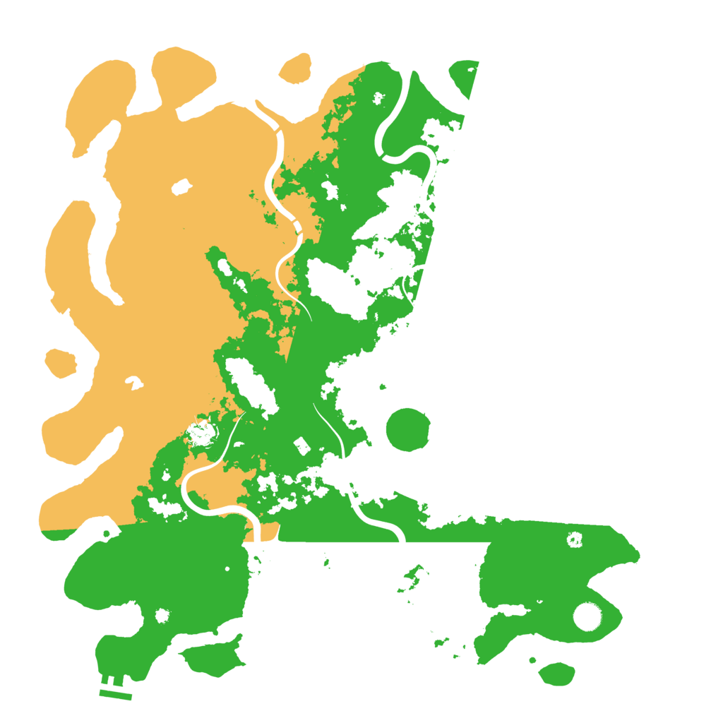 Biome Rust Map: Procedural Map, Size: 4500, Seed: 1378676119