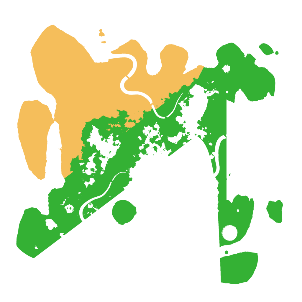 Biome Rust Map: Procedural Map, Size: 3500, Seed: 613045318
