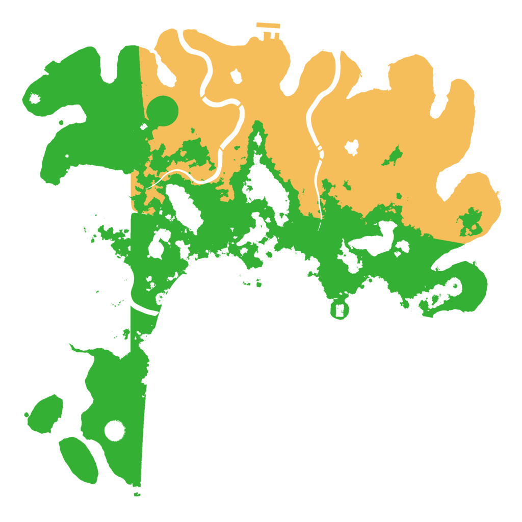 Biome Rust Map: Procedural Map, Size: 4500, Seed: 44271