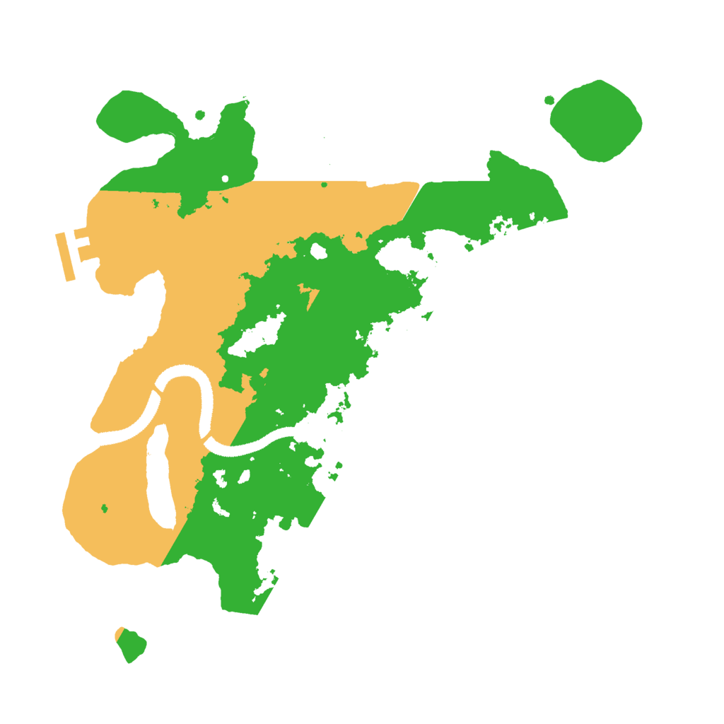 Biome Rust Map: Procedural Map, Size: 3000, Seed: 205116