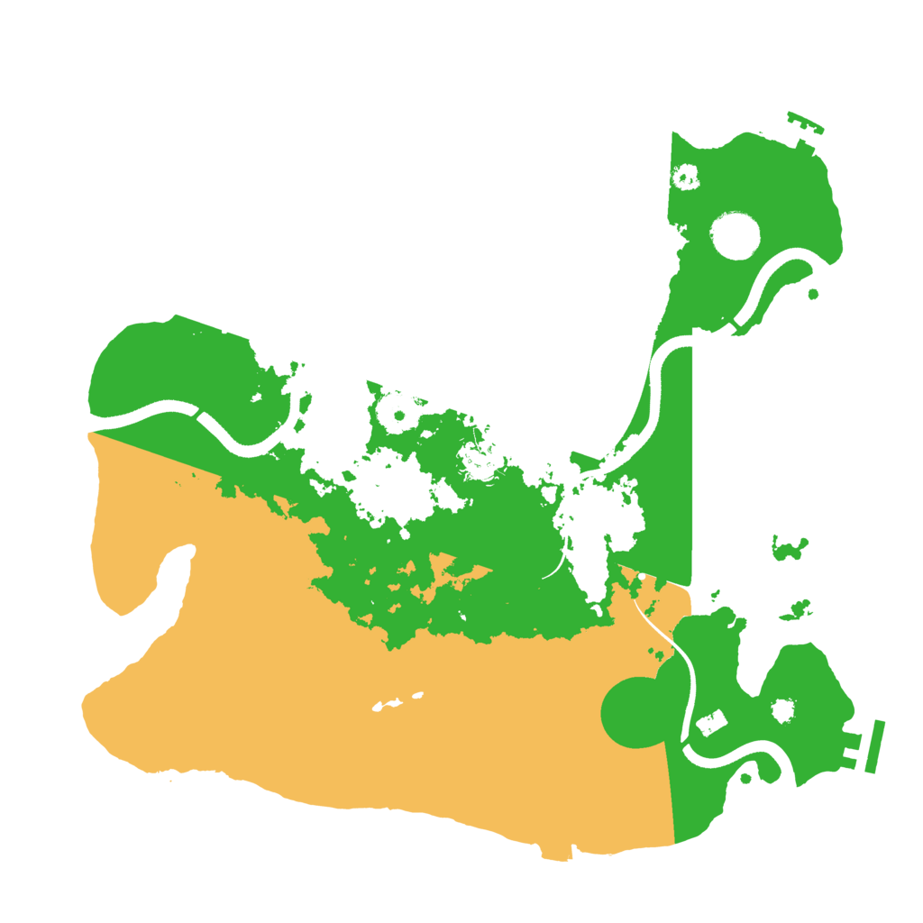 Biome Rust Map: Procedural Map, Size: 3500, Seed: 1116576623