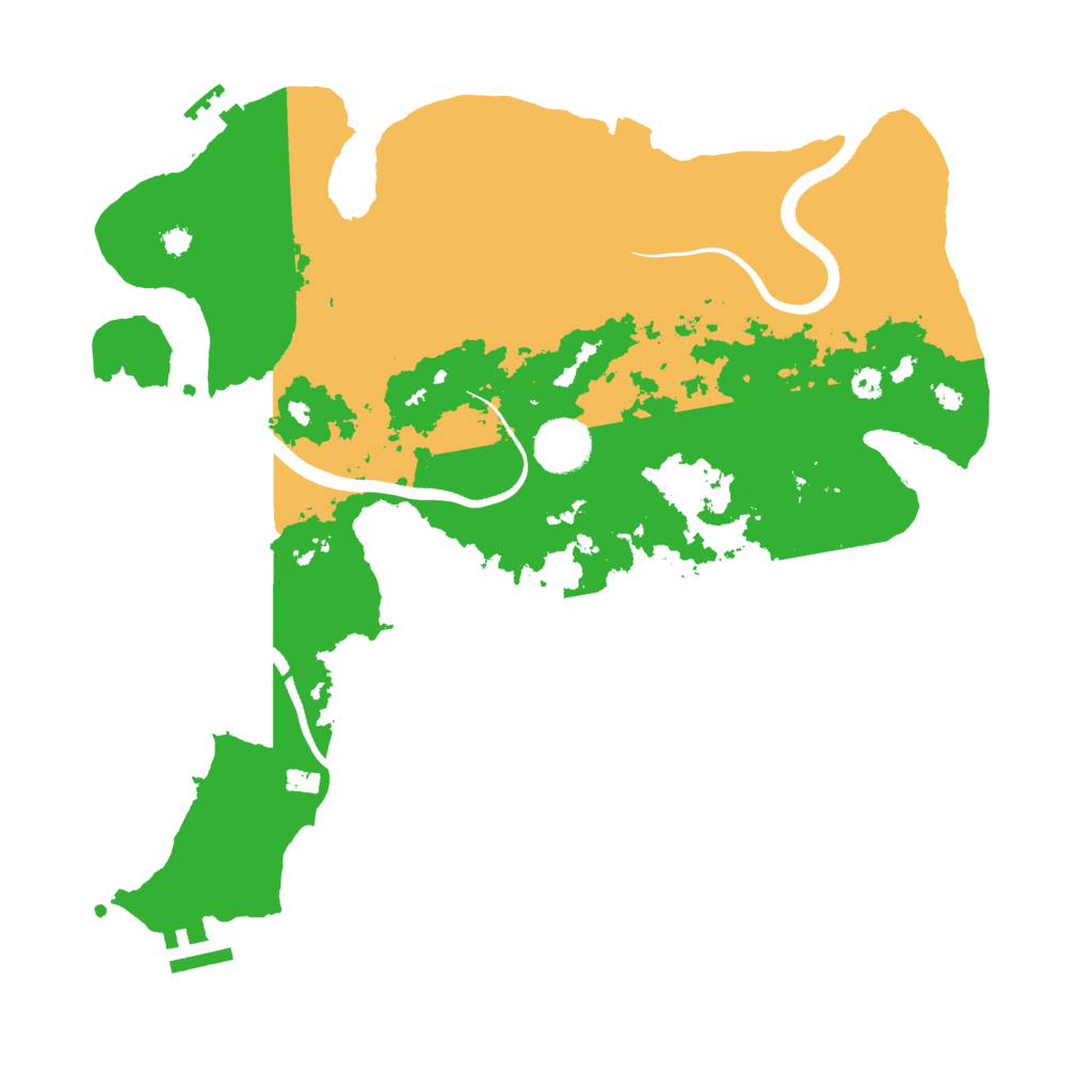 Biome Rust Map: Procedural Map, Size: 3500, Seed: 485073726