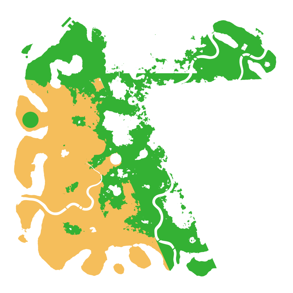 Biome Rust Map: Procedural Map, Size: 4800, Seed: 2114260296