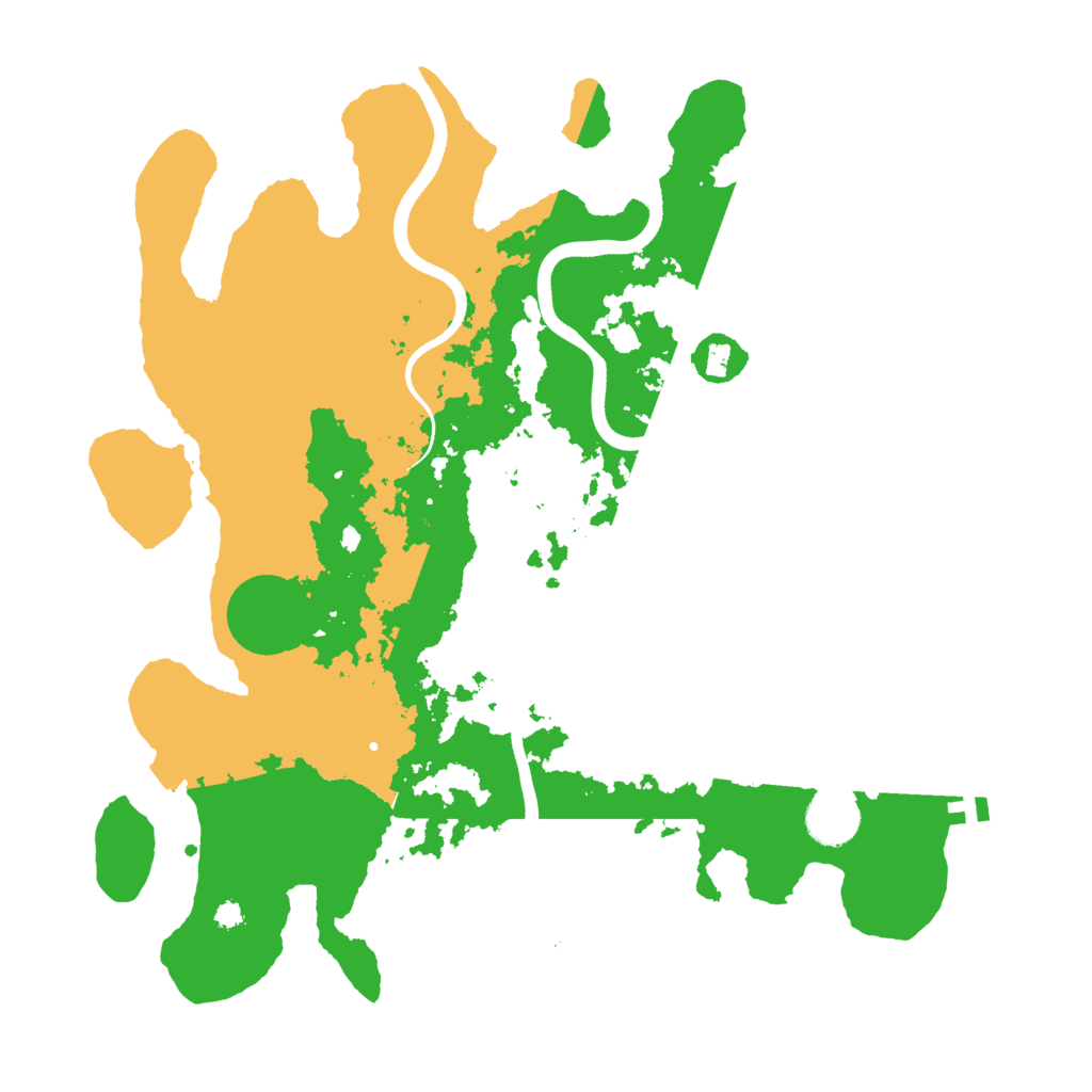 Biome Rust Map: Procedural Map, Size: 3600, Seed: 1060045744