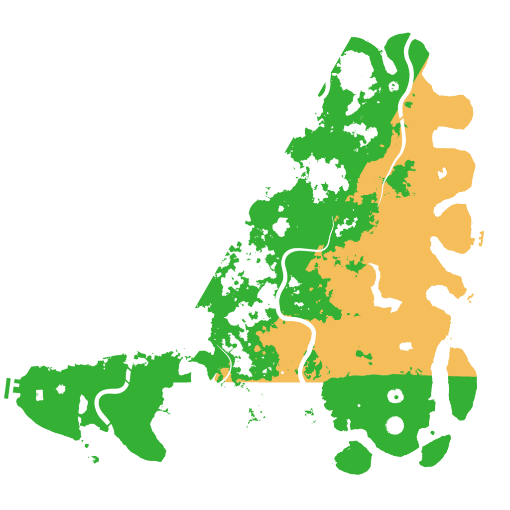 Biome Rust Map: Procedural Map, Size: 5000, Seed: 1126702216