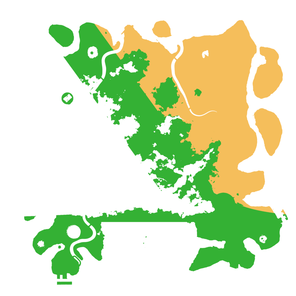 Biome Rust Map: Procedural Map, Size: 4000, Seed: 559248885