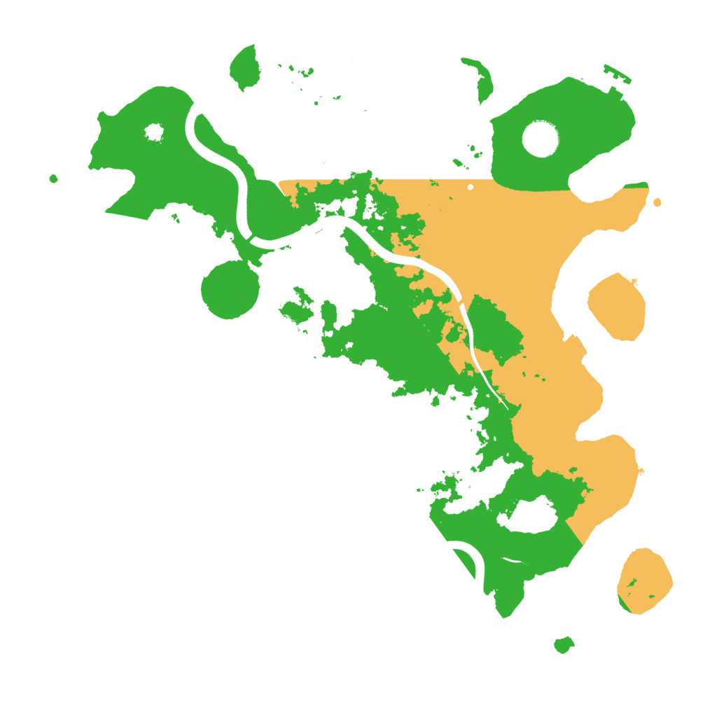 Biome Rust Map: Procedural Map, Size: 3500, Seed: 54673652