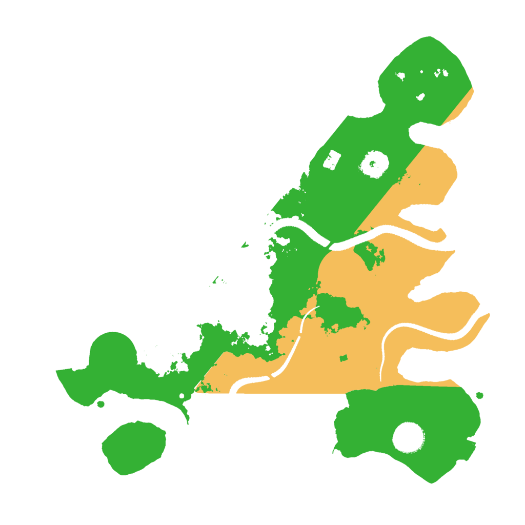 Biome Rust Map: Procedural Map, Size: 3000, Seed: 298390826