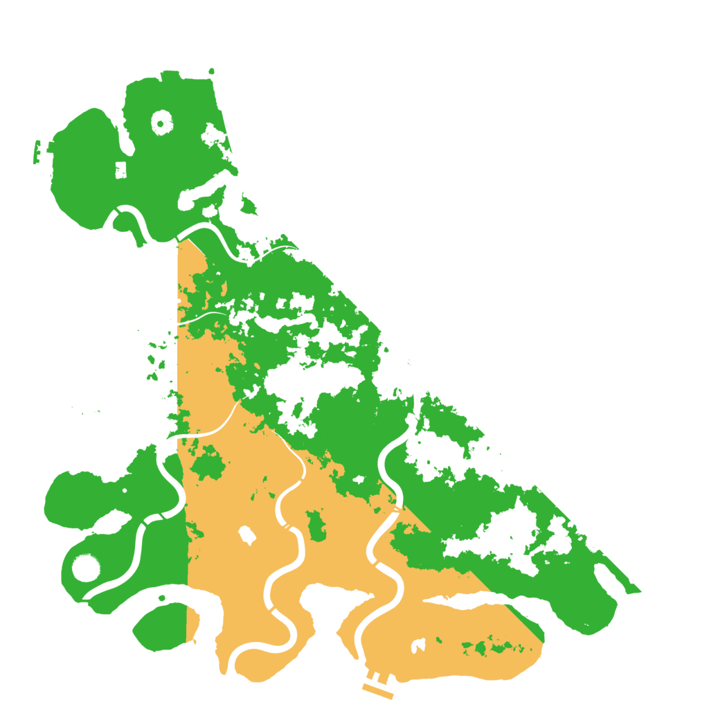 Biome Rust Map: Procedural Map, Size: 4500, Seed: 433243148