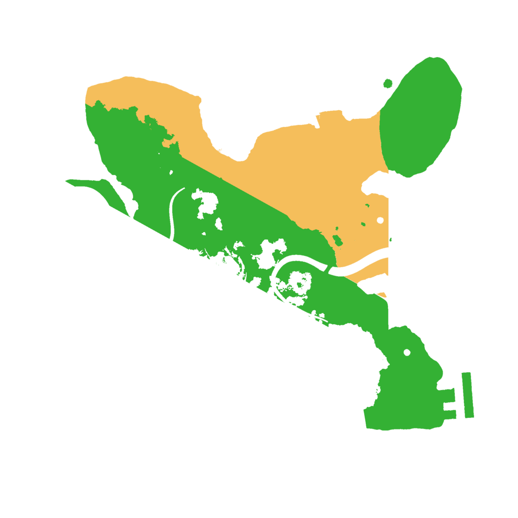 Biome Rust Map: Procedural Map, Size: 2300, Seed: 1413358510