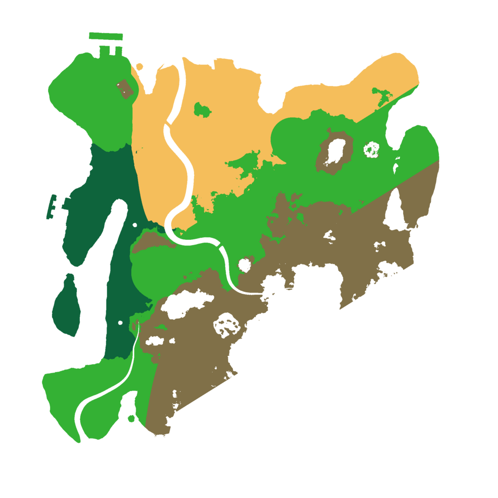 Biome Rust Map: Procedural Map, Size: 3000, Seed: 1753099889