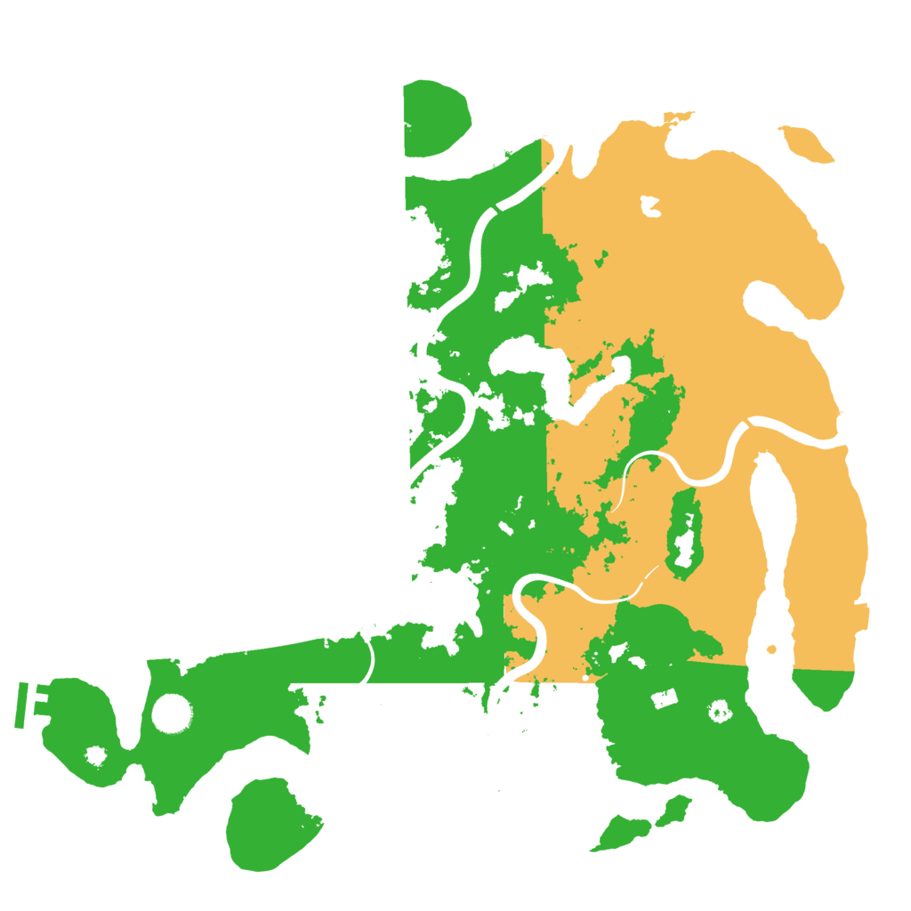 Biome Rust Map: Procedural Map, Size: 4000, Seed: 283465986