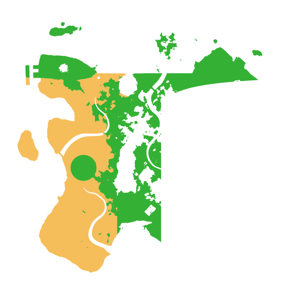 Biome Rust Map: Procedural Map, Size: 3000, Seed: 60081143